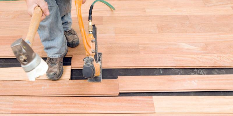 Hardwood installation store